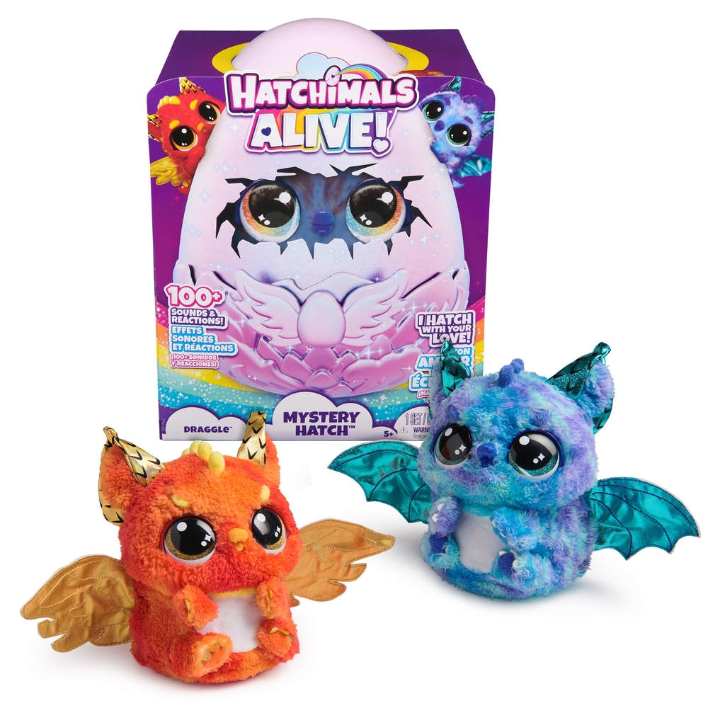 Orange and Blue Fantasy Stuffed Animals